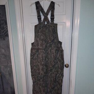Trophy Club Quilted Camo Bib Overalls sz XXL